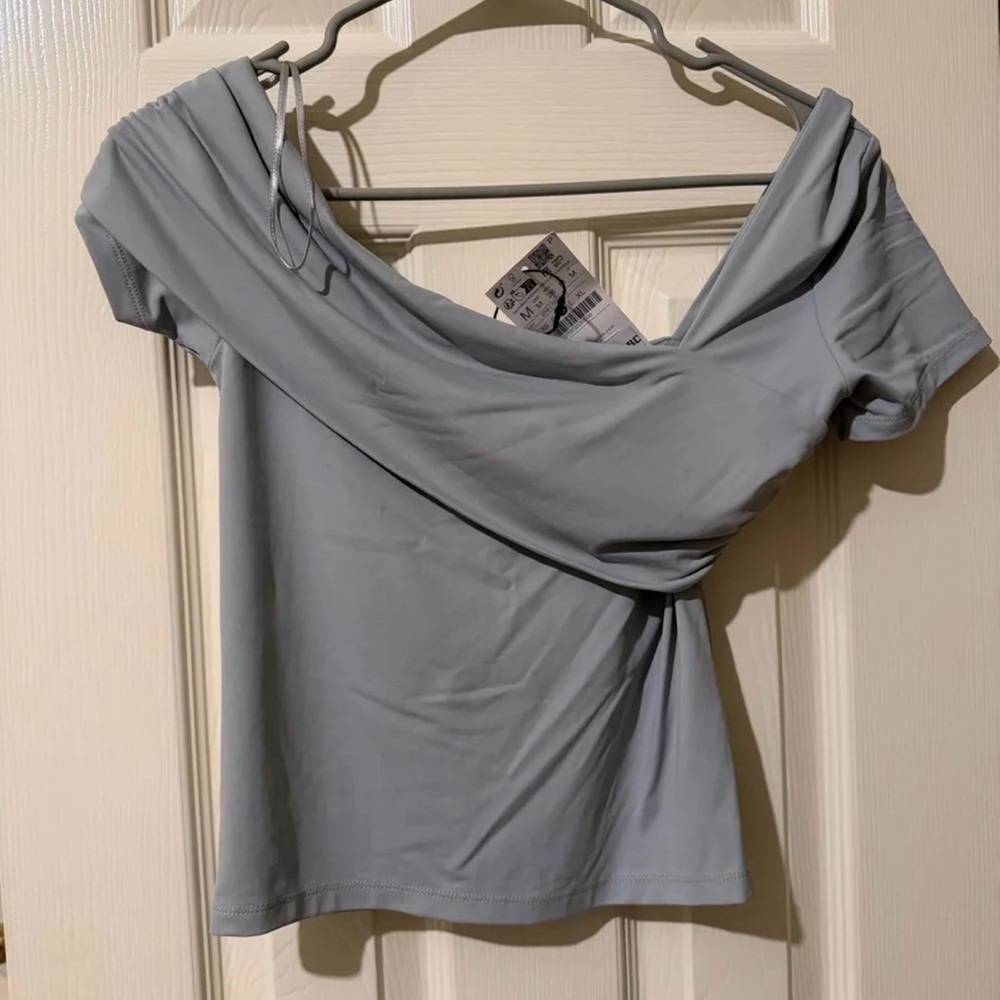 Stradivarius Light Gray Blouse